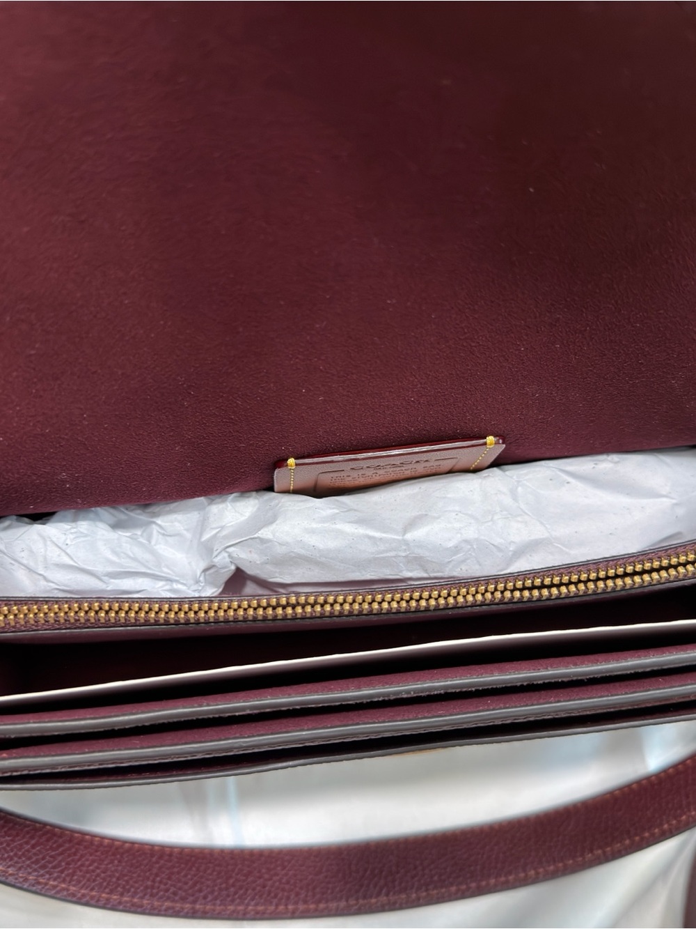 NWOT Coach Tabby 26 in Merlot - Picture 11 of 14